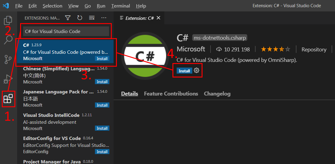 .NET Visual Studio Code ARM