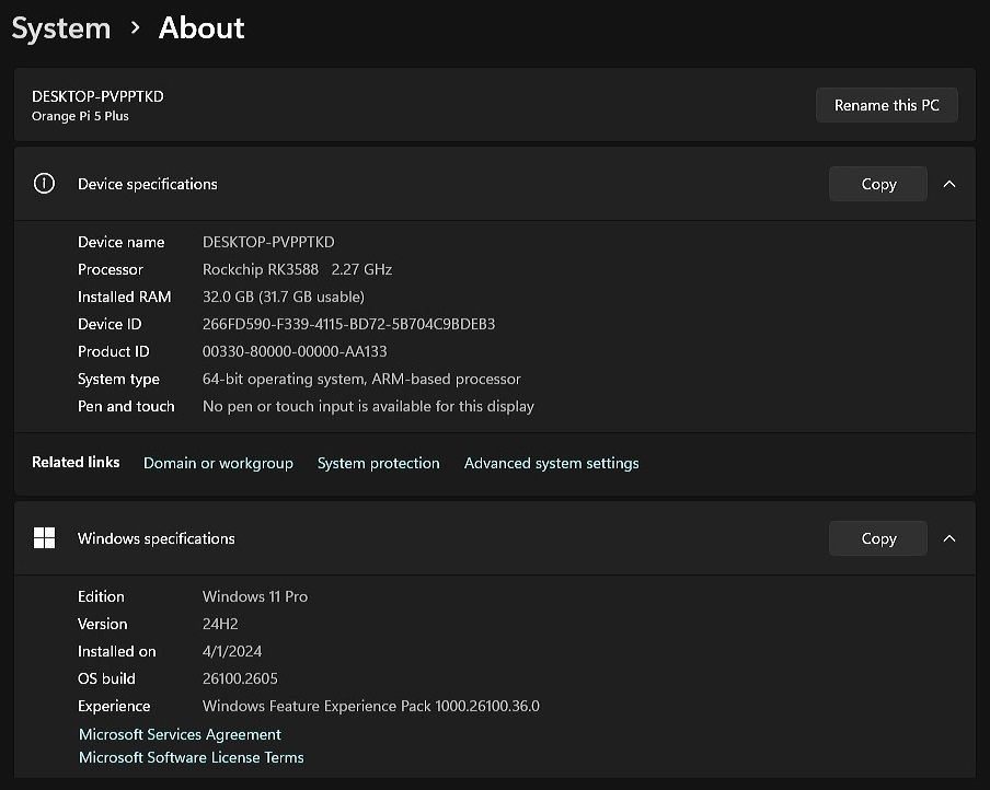 Orange Pi 5 Plus 32GB